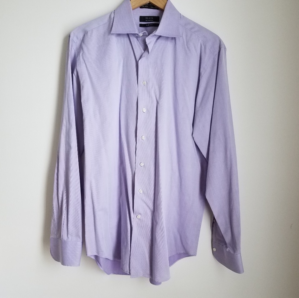 Saks fifth avenue BLACK button down shirt, size 16